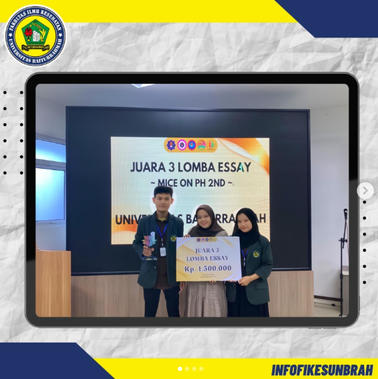 Mahasiswa Farmasi Klinis Raih Juara III di Lomba Essay Ilmiah Tingkat Nasional